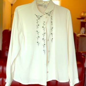 Floral button up shirt